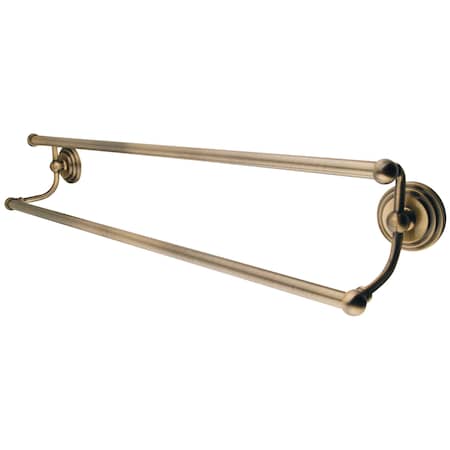 Kingston Brass 18" Dual Towel Bar, Antique Brass BA271318AB